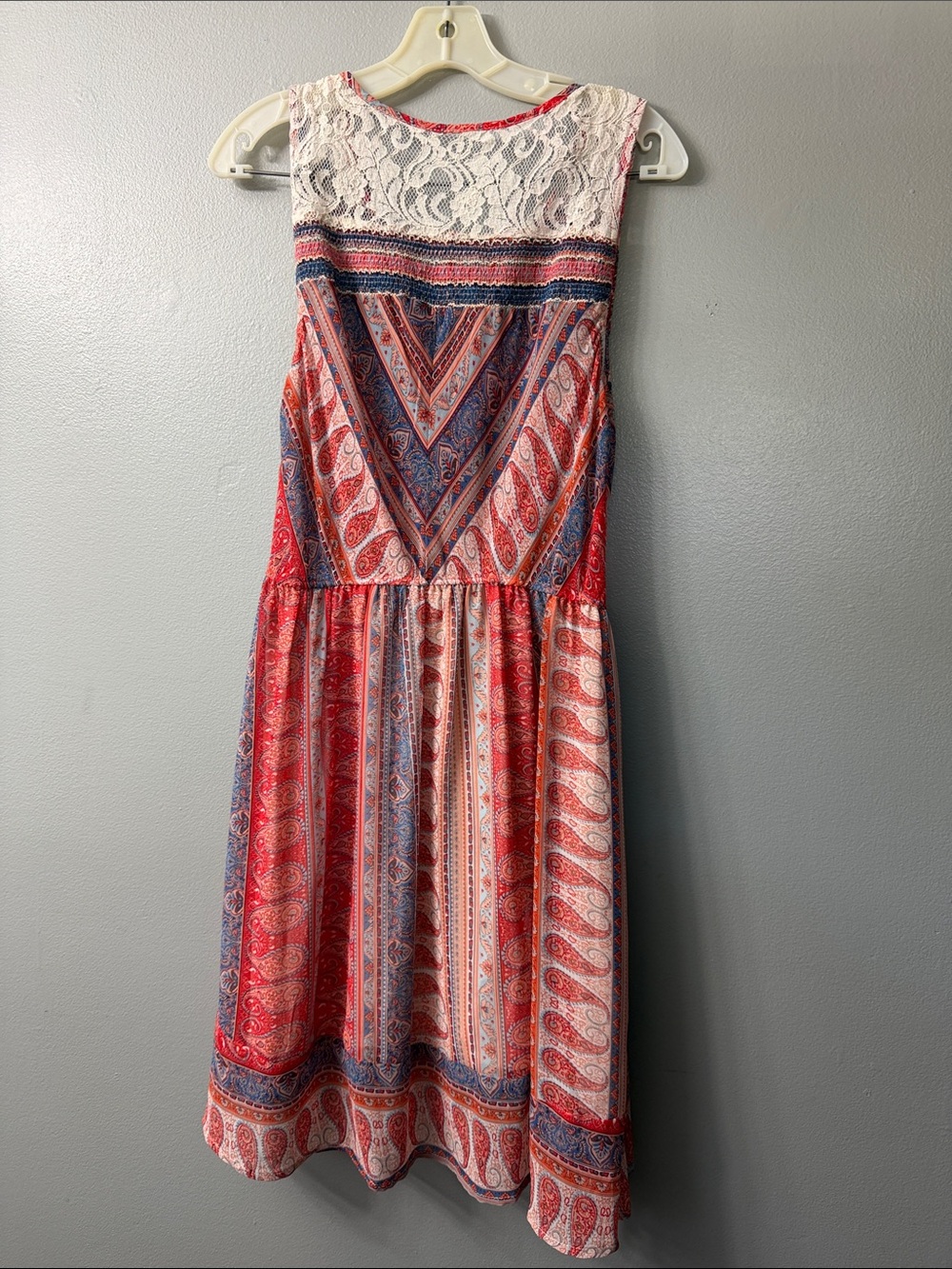 Miss Me Womens Large Paisley lace Dress - Picture 5 of 5